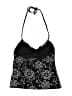 Kenneth Cole REACTION Floral Black Swimsuit Top Size S - photo 2