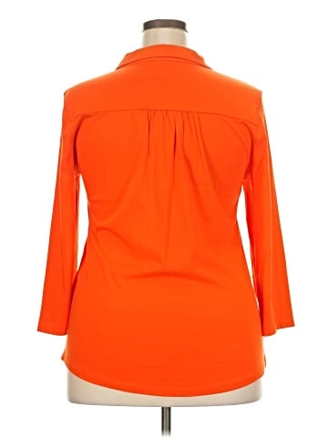 Charter Club 3/4 Sleeve Button-Down Shirt (view 2)