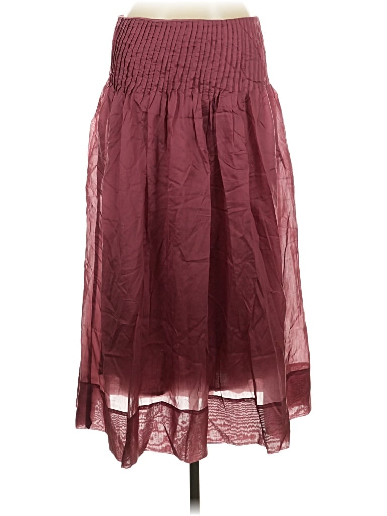 Pre-owned Future Collective Casual Skirt In Burgundy