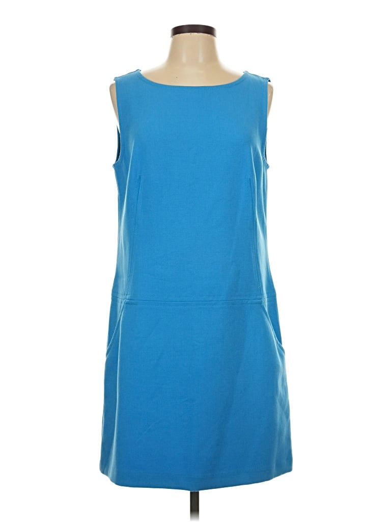 Pre-owned Ann Taylor Loft Casual Dress In Blue