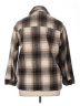 Miss Selfie 100% Polyester Plaid Brown Coat Size XL - photo 2