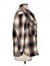 Miss Selfie 100% Polyester Plaid Brown Coat Size XL - photo 4