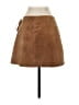 JouJou 100% Leather Solid Brown Leather Skirt Size 26 waist (estimated) - photo 2