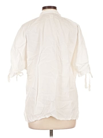 Gap 3/4 Sleeve Button-Down Shirt (view 2)