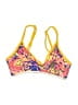Maaji Print Yellow Swimsuit Top Size M - photo 1