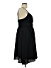 H&M 100% Polyester Solid Black Cocktail Dress Size 10 - photo 4