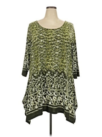 MULTIPLES 3/4 Sleeve Blouse (view 1)