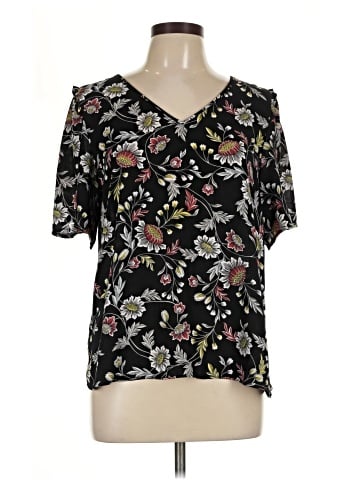 Ann Taylor LOFT Outlet Short Sleeve Blouse (view 1)
