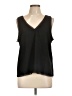 Halogen 100% Polyester Black Sleeveless Blouse Size L - photo 1