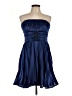 As U Wish 100% Polyester Blue Cocktail Dress Size L - photo 1