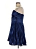 As U Wish 100% Polyester Blue Cocktail Dress Size L - photo 5