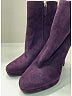 Prada Purple Suede Ankle Boots Size EU 37 1/2 - photo 3