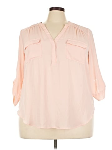 Torrid 3/4 Sleeve Blouse (view 1)