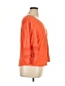 Chico's 100% Linen Orange 3/4 Sleeve Top Size XL (3) - photo 4