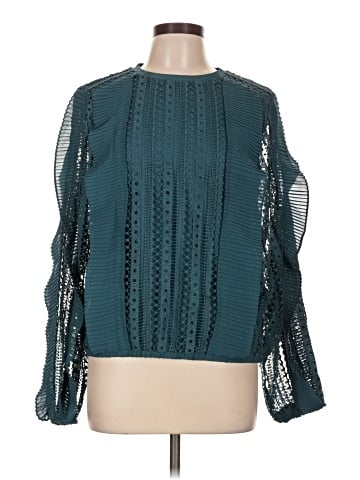 Calligraphie Long Sleeve Blouse (view 1)