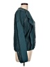 Calligraphie 100% Polyester Teal Long Sleeve Blouse Size L - photo 4