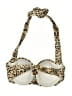 Gottex Animal Print Tan Swimsuit Top Size 6 - photo 2