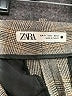 Zara Plaid Gray Dress Pants Size 2 - photo 7