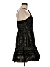Saylor Argyle Black Cocktail Dress Size M - photo 4