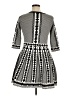 Nina Leonard Argyle Black Casual Dress Size XL - photo 2