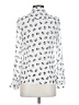 Freebird Animal Print Ivory Long Sleeve Blouse Size S - photo 2