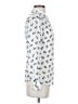 Freebird Animal Print Ivory Long Sleeve Blouse Size S - photo 4