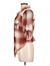 American Rag Cie 100% Polyester Plaid Red 3/4 Sleeve Blouse Size L - photo 5