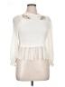 Self Esteem Ivory Long Sleeve Blouse Size XL - photo 1