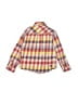 Tea 100% Cotton Checkered-gingham Yellow Long Sleeve Button-Down Shirt Size 7 - photo 2