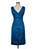 Donna Ricco Blue Cocktail Dress Size 6 Petite - photo 2