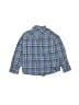 Tea 100% Cotton Plaid Blue Long Sleeve Button-Down Shirt Size 7 - photo 2