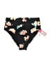 Xhilaration Floral Black Swimsuit Bottoms Size M - photo 1