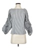 Neiman Marcus Gray Long Sleeve Blouse Size S - photo 1