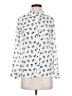 Freebird Animal Print White Long Sleeve Blouse Size S - photo 1