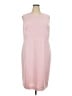 Kasper Solid Pink Casual Dress Size 18 - photo 1