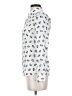 Freebird Animal Print White Long Sleeve Blouse Size S - photo 5