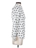Freebird Animal Print White Long Sleeve Blouse Size S - photo 4