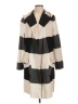 Joseph Ribkoff 100% Polyester Stripes Ivory Coat Size L - photo 1
