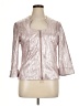 Joseph Ribkoff 100% Polyester Metallic Silver Jacket Size 16 - photo 1