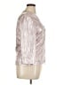 Joseph Ribkoff 100% Polyester Metallic Silver Jacket Size 16 - photo 4