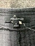 Madewell 100% Cotton Houndstooth Black Easy Pull-On Shorts in Lightspun Size M - photo 3