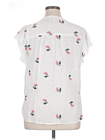 Fig & Flower Short Sleeve Blouse (view 2)
