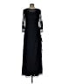 Alex Evenings 100% Polyester Black Cocktail Dress Size 12 Petite - photo 1