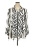 Cato 100% Polyester Silver 3/4 Sleeve Blouse Size 18 - photo 1