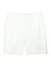 Ann Taylor Solid White Khaki Shorts Size 10 - photo 1