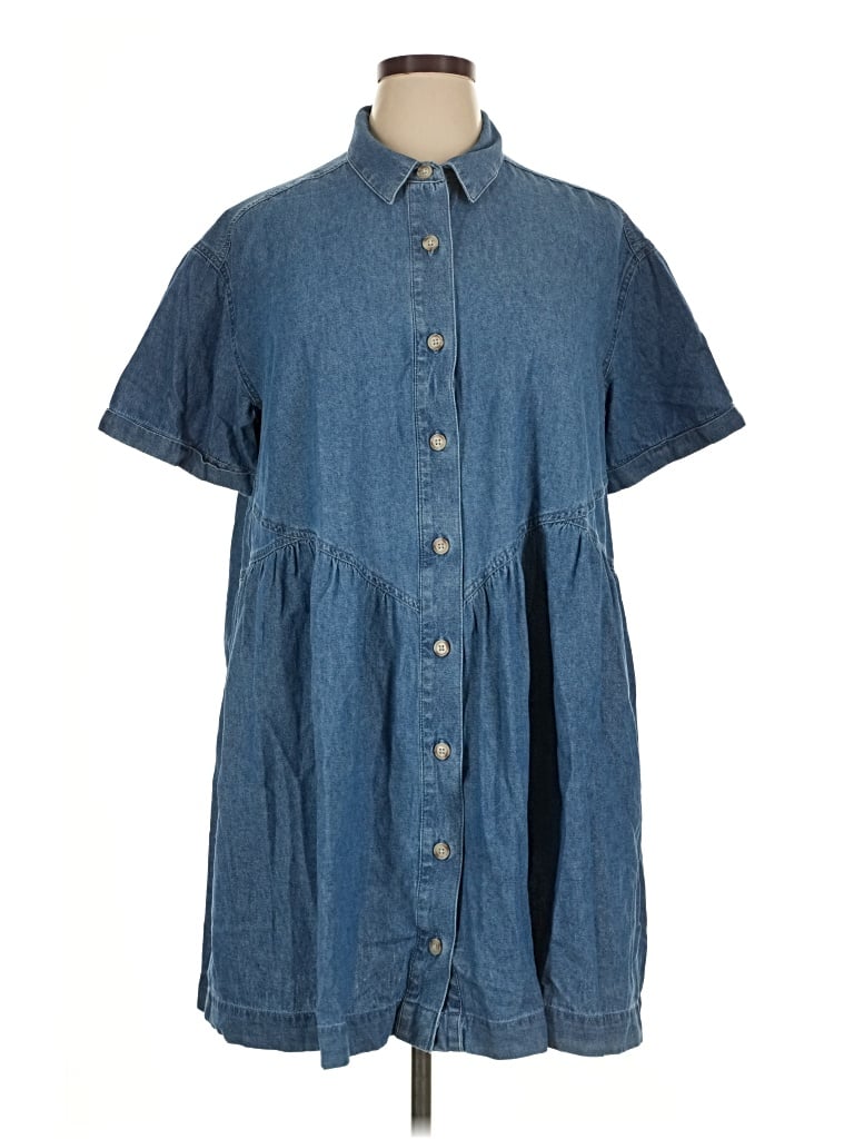 Terra & Sky Casual Dress In Blue
