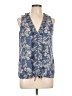 Chelsea28 100% Polyester Blue Sleeveless Blouse Size L - photo 1