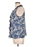Chelsea28 100% Polyester Blue Sleeveless Blouse Size L - photo 5