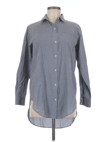 Zara Basic Long Sleeve Button-Down Shirt (view 1)