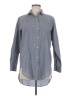 Zara Basic Gray Long Sleeve Button-Down Shirt Size M - photo 1